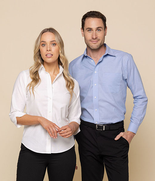 OXFORD WEAVE LONG SLEEVE SHIRTS