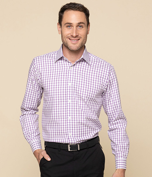 OXFORD CHECK LONG SLEEVE SHIRT