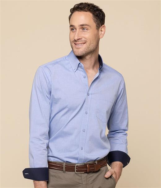 Career by Gloweave: 1898L FINE OXFORD LONG SLEEVE SHIRT